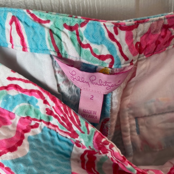 Lilly Pulitzer Adie Shorts Breakwater Blue - Picture 3 of 4